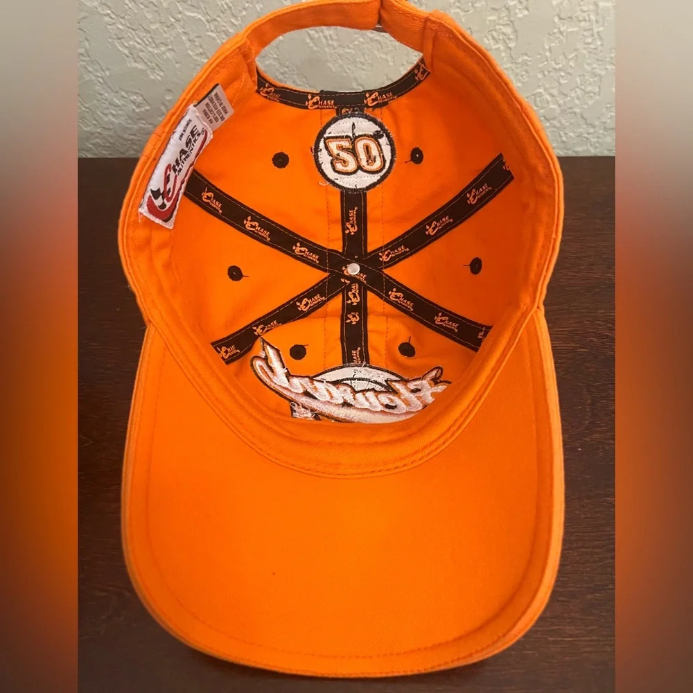 Tony Stewart #20 Home Depot Hats Chase Authentic One Size Adjustable Orange